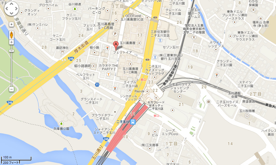 地図(グーグルマップ)
